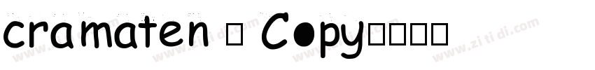 cramaten - Copy字体转换